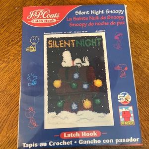 Silent Night Snoopy Latch Hook kit